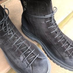 1451 Schnürboots London - schwarz used look, 40.5