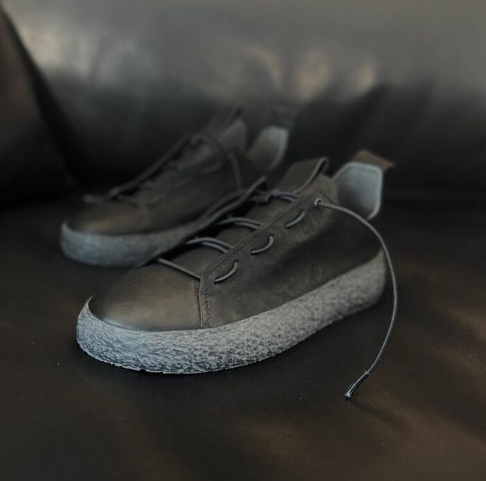 RADIATION - Leder-Sneaker low, schwarz – Bild 3