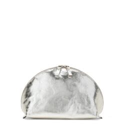 LUNA Purse / Necessaire / Kulturbeutel Large - silber metallic