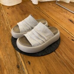 9950 Plateau Sandalen, titanium